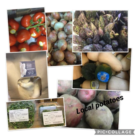 produce collage