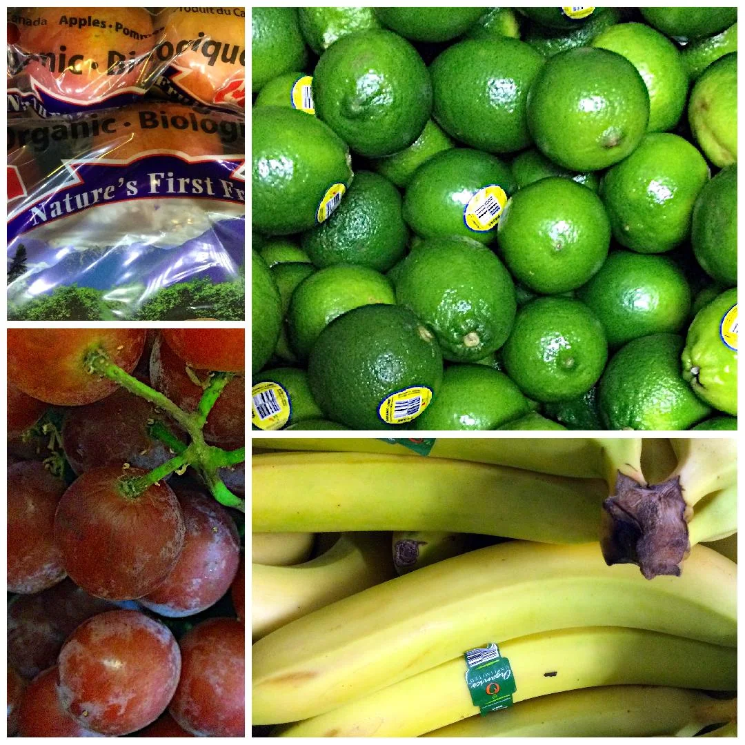 collage of fresh fruits