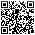 QR Code with website address to register for book launch event.