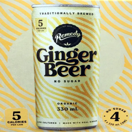 Remedy Ginger Beer box of 4 cans